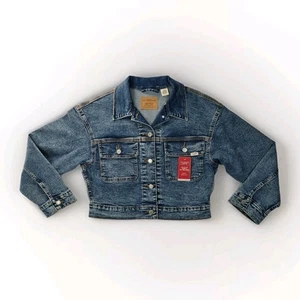 Small Levi Strauss Signature Womans Jean 95' Trucker Jacket Demin Collection - Picture 1 of 10