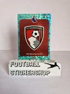 TOPPS PREMIER LEAGUE 2026 - AFC BOURNEMOUTH BADGE AQUA MINI DIAMOND #403/499 - Picture 1 of 1