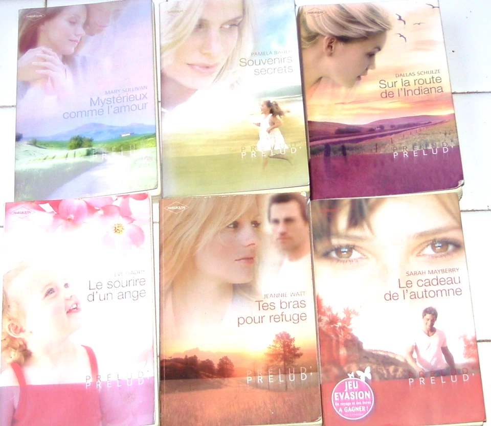 Lot de 6 livres harlequin "prelude" - Photo 1/1