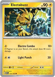 ⚡ Electabuzz 125/165 | Escarlata y Violeta 151 | Común No Holo | JCC Pokémon Casi Nuevo - Imagen 1 de 1