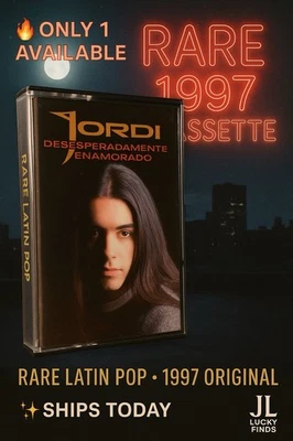 Jordi – Desesperadamente Enamorado Cassette Tape 1997 Fonovisa Latin Pop RARE - Image 1 of 4