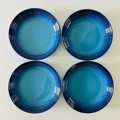 LE CREUSET Azure Blue 8.5" Pasta Bowls, Set Of 4 - Image 1 of 4