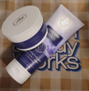 Bath & Body Works LAVENDER VANILLA Body Butter & Moisturizing Body Wash - Picture 1 of 1