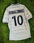 Ronaldinho #10 FC Barcelona 2003/04 Wyjazd La Liga LFP Retro Koszulka piłkarska xL