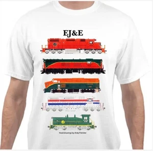 Maglietta Elgin, Joliet & Eastern Locomotives Railroad di Andy Fletcher - Foto 1 di 1