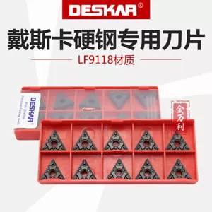 10Pcs DESKAR TNMG160404 08-HQ LF9118 TNMG331 2 HQ Carbide turning inserts - Picture 1 of 7
