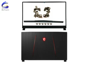 For MSI GE75 Raider 8SG 8SF 8RE 8RF MS-17E1 LCD Back Cover / Front Bezel /Hinges - Picture 1 of 14