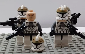 LEGO Minifigure Clone Trooper Gunner Star Wars 100% Authentic 4  Blasters sw0221 - Picture 1 of 2