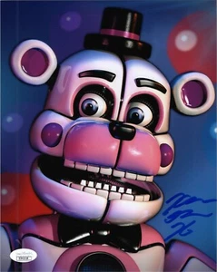KELLEN GOFF Authentic Hand-Signed "FUNTIME FREDDY Five Nights"8x10 Photo JSA COA - Picture 1 of 1
