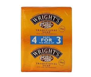 Wrights Coal Tar Traditional Soap 100g (4 Soaps for the price of 3) - Bild 1 von 1