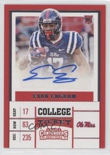 2017 Panini Contenders Draft Picks College Ticket Evan Engram Rookie Auto RC