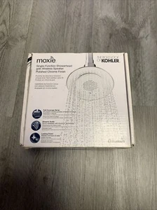 NEW KOHLER MOXIE 2.5 GPM Showerhead Chrome Bluetooth Wireless Speaker 9245-CP - Picture 1 of 7