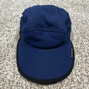 MontBell Hat Adjustable Cap Mont Bell Running Breathable Stretch Size Free Blue - Picture 1 of 12
