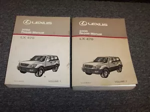 2000 Lexus LX470 SUV Workshop Shop Service Repair Manual Book Set 4.7L V8 - Foto 1 di 1
