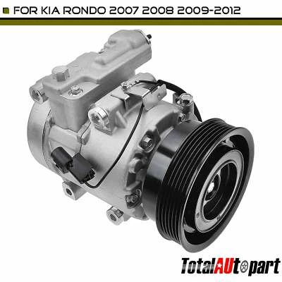 Компрессор кондиционера с 6-канавочным шкивом и стилем DV13 для Kia Rondo 2007-2009 L4 2,4 л - Изображение 1 из 4