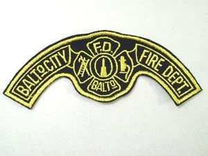 Parche vintage del departamento de bomberos de la ciudad de Balto FD - Imagen 1 de 2