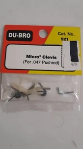 Dubro Products - Micro Clevis for .047 Pushrods 2/pkg No.921 - Picture 1 of 1