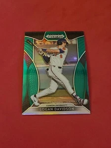 2019 Logan Davidson Panini Prizm Draft Picks Green Refractor #23 - Picture 1 of 2
