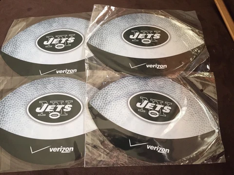 New York JETS Oval Football Met life Stadium SGA Fridge Magnet Verizon Promo Cover