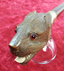 KATZENKOPFRUTE AUS HOLZ GESCHNITZT. (PRINZIPIEN DES 20. JAHRHUNDERTS) SPANIENç - Bild 1 von 4