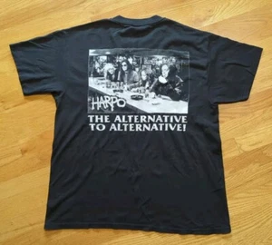Vintage HARPO SMOKIN' GUN COCKED & LOADED Black Concert Tour T Shirt Large 90s - Picture 1 of 15