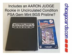 Juego oficial de equipo de los Yankees de Nueva York 2017 17cd Aaron Judge radiocontrol Derek Jeter y carpeta - Imagen 1 de 7
