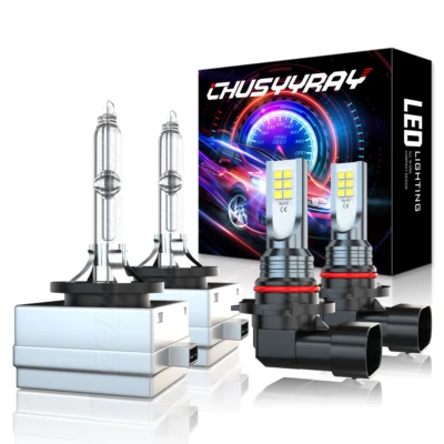 Faro delantero D1S HID+luz antiniebla LED 9006 para Mitsubishi Eclipse 2009-2012 Foto 1 de 4