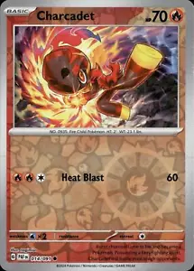 Pokemon Charcadet Paldean Fates 014/091 Holograma Inverso Casi Nuevo - Imagen 1 de 1