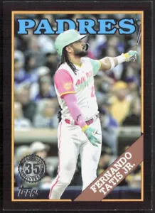 2023 Topps Update Fernando Tatis Jr 1988 BORDO NERO/299 #88US-41 - Foto 1 di 2