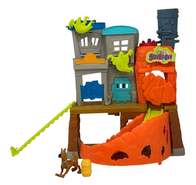 IMAGINEXT Scooby-Doo Haunted Ghost Town + Figura Barrel Mine 2017 incompleta Foto 1 de 4