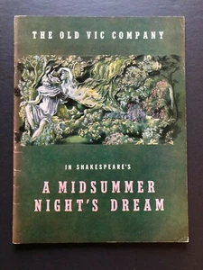 A Midsummers Night's Dream Theater Program w/Playbill (1954)-58 Pages 9"x12" - Picture 1 of 6