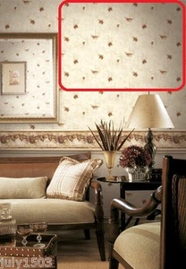 (4) NEW Rolls NextWall LOD14907 Wallpaper leaves prepasted next wall - Picture 1 of 6