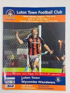2015/16 LUTON TOWN V WYCOMBE WANDERERS 26-12-2015 LEAGUE 2 - Picture 1 of 1