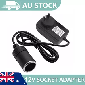 Car Cigarette Lighter Socket 240V Mains Plug to 12V Car Power Charger Adapter OZ - Picture 1 of 15