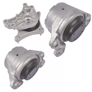Set of 3 Engine & Transmission Mount For Mercedes-Benz C300 E300 2.0L 4Matic AWD - Picture 1 of 10