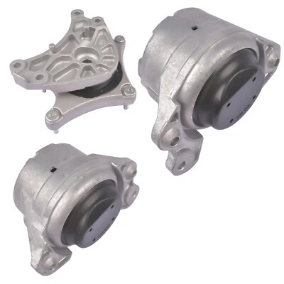 Комплект из 3 креплений двигателя и коробки передач для Mercedes-Benz C300 E300 2,0 л 4Matic полный привод - Изображение 1 из 4