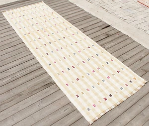 Alfombra Turca 30''x91'' Oriental Cicim Corredor Pasillo Cocina Kilim Pasillo - Imagen 1 de 10