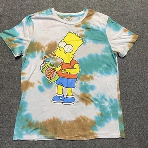 Camiseta retro de Los Simpson Tie Dye Squishes Sugar Rush Bart para hombre talla grande - Imagen 1 de 19