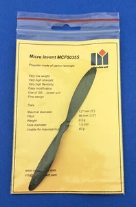 MicroInvent Carbon Fibre Propeller 5x3.5 (MCF5035S) - Picture 1 of 1