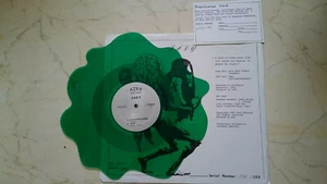 LADY Live Show Tigers / Iggy *GERMAN NUMBERED PRIVAT PRESS GREEN VINYL SHAPE*NM - Foto 1 di 4