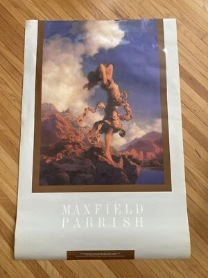 Maxfield Parrish (1870-1966) "Ecstasy, 1929" Vtg Poster 1990 No. 1899 Rare! - Image 1 of 4