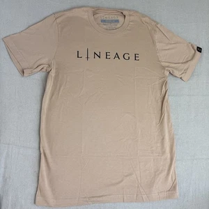 Lineage Fitness Atheletic Wear T-Shirt Tan Khaki Medium 100% Baumwolle - Bild 1 von 4