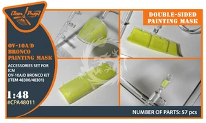 Zestaw dodatków OV-10A/D double-sided painting mask for ICM kit (48300/48301) Cl - Bild 1 von 6