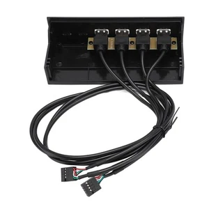 USB-Frontpanel-Hub 5 25 Zoll 4 Ports Hochgeschwindigkeits-Stabiles Plug-and- NTS - Bild 1 von 23