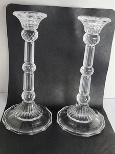 Coppia portacandele Fifth Avenue Crystal Charleston 8" 24% cristallo piombo - Foto 1 di 10