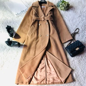 Max Mara Damen Jacke Manuela Mantel Kaschmir Schauspielerin Kragen Camel 42 Large Limite - Bild 1 von 8