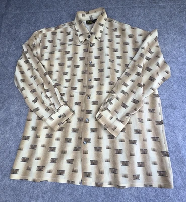 Monzini Collection XL Vintage Men's Shirt Made In USA - Image 1 of 4