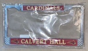 Calvert High College High School Cardinals License Plate Frame - Picture 1 of 2