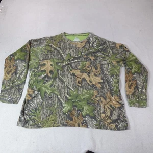 Mossy Oak Hemd Herren 2XL Grün Obsession Camo Langarm Jagd T-Shirt Outdoor - Bild 1 von 9