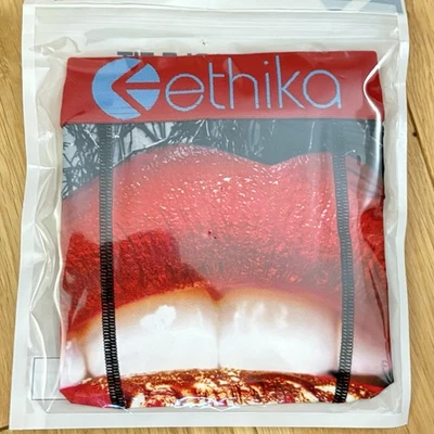 Calzoncillos boxer Ethika The Staple Killer labios rojos negros talla L (33-35") Foto 1 de 2